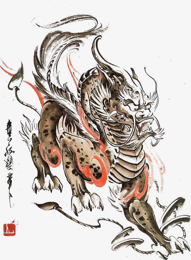 山海经:大地麒麟是祥瑞的象征,为何又化身四大凶兽?