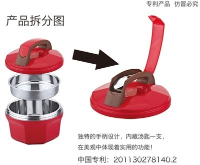 【【源泰】供应不锈钢 1.0L/1.3L双层保温钻石便当盒 亮钻/炫钻饭盒】价格,厂家,图片,保鲜盒、饭盒,潮安县龙湖源泰五金制品厂-